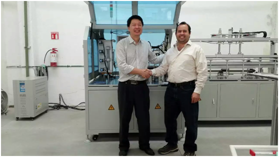 SunnyWorld Self-developed Automatic Solar Cell Stringer into Mexico