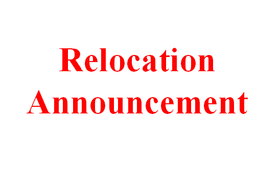Relocation Announcement